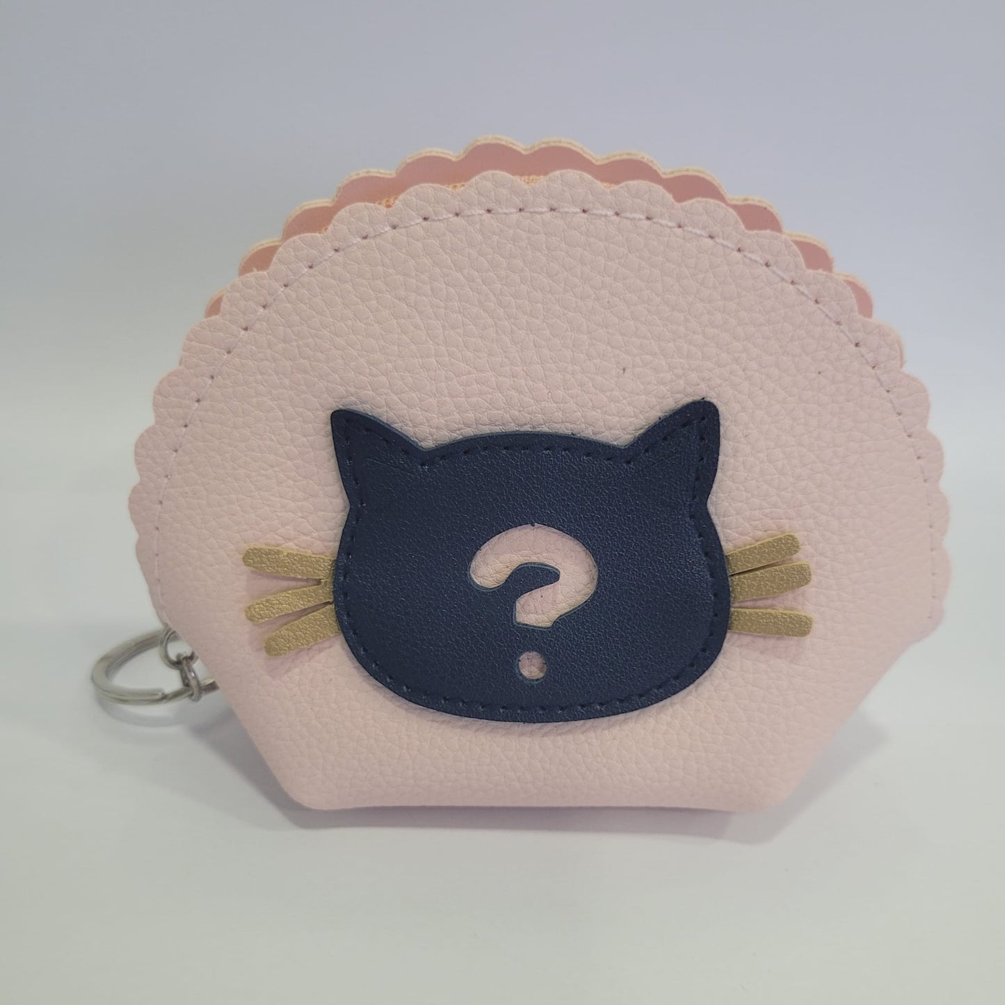 Monedero en diferentes colores con cabeza de gatito