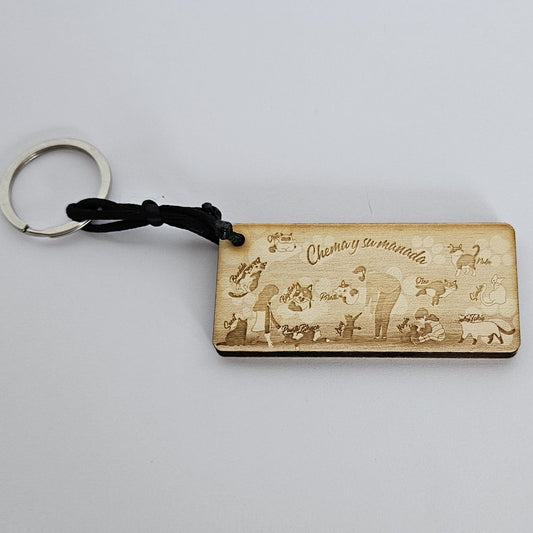 Llavero de madera de Chemaysumanada