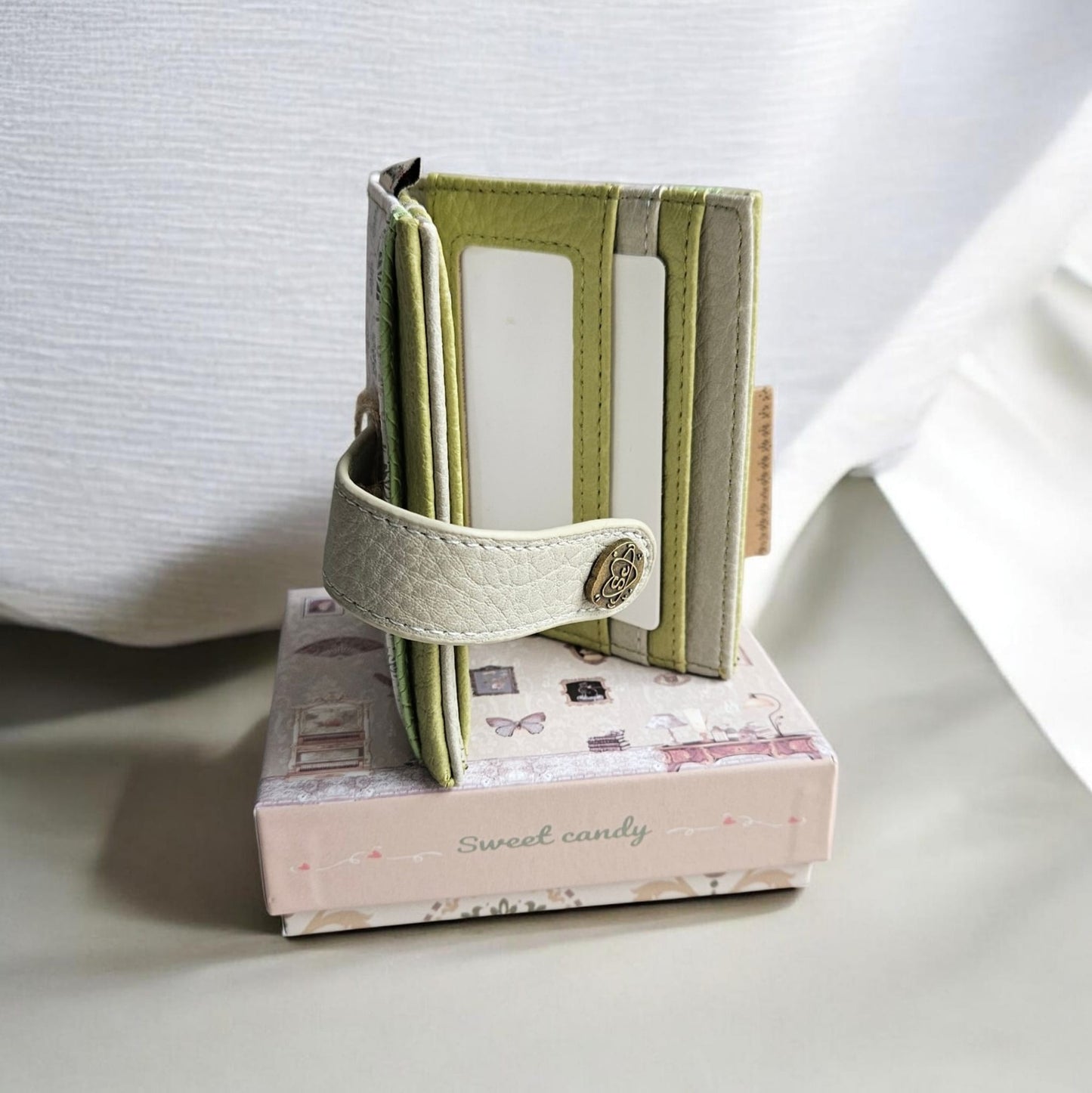 Cartera billetera Sweet Candy – Nueva Colección. Color verde