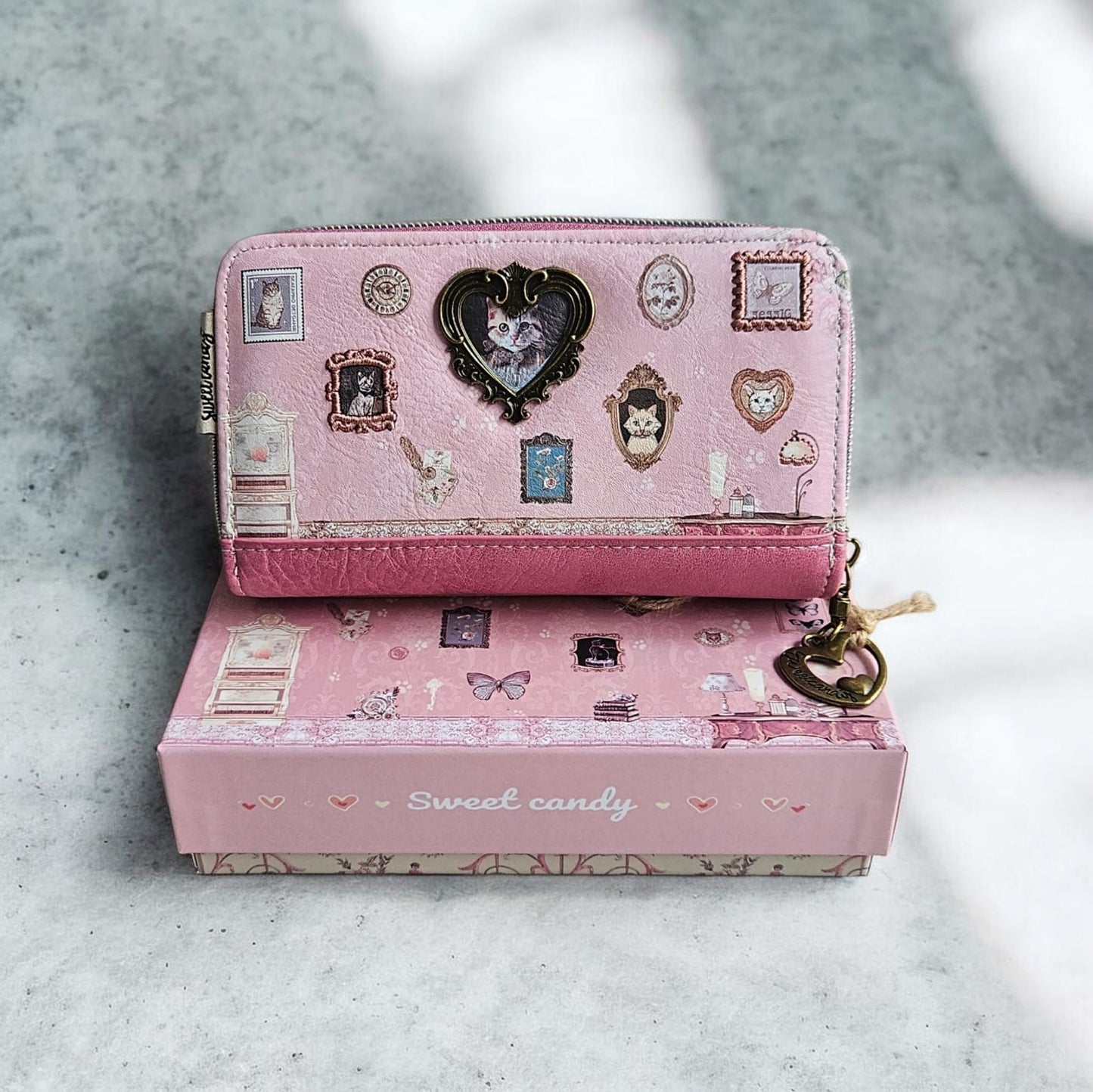 Cartera billetera monedero y tarjetero Sweet Candy - Nueva Colección– Ref. (Color rosa)