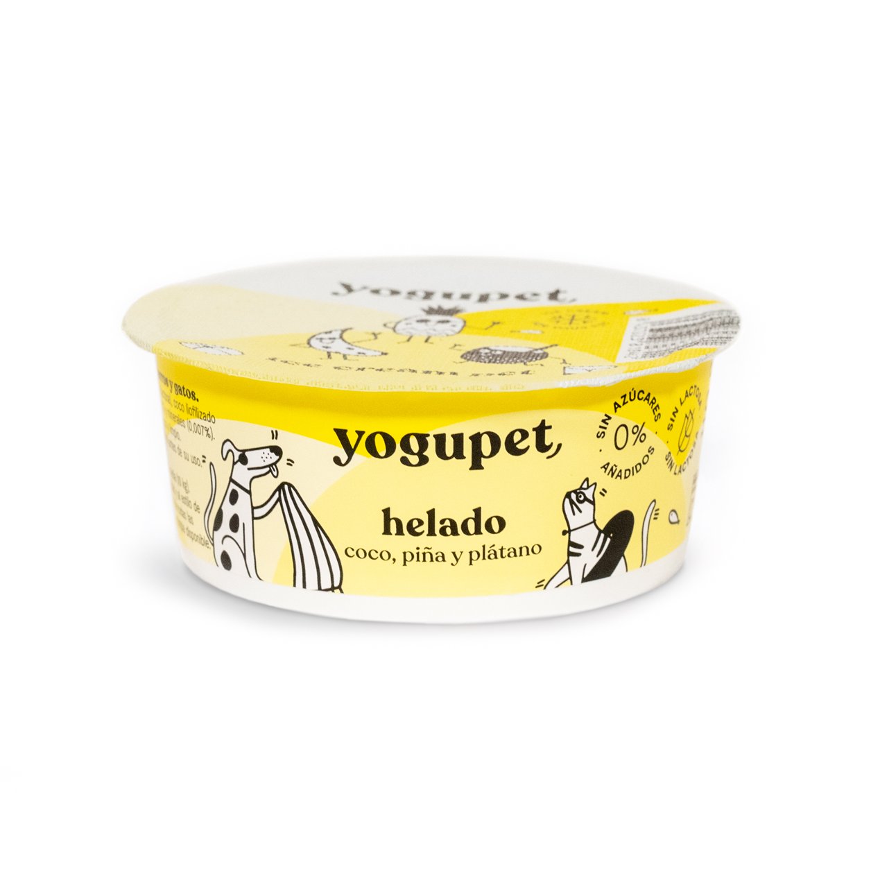 Yogupet Helado de Coco, Piña y Plátano 110g_1