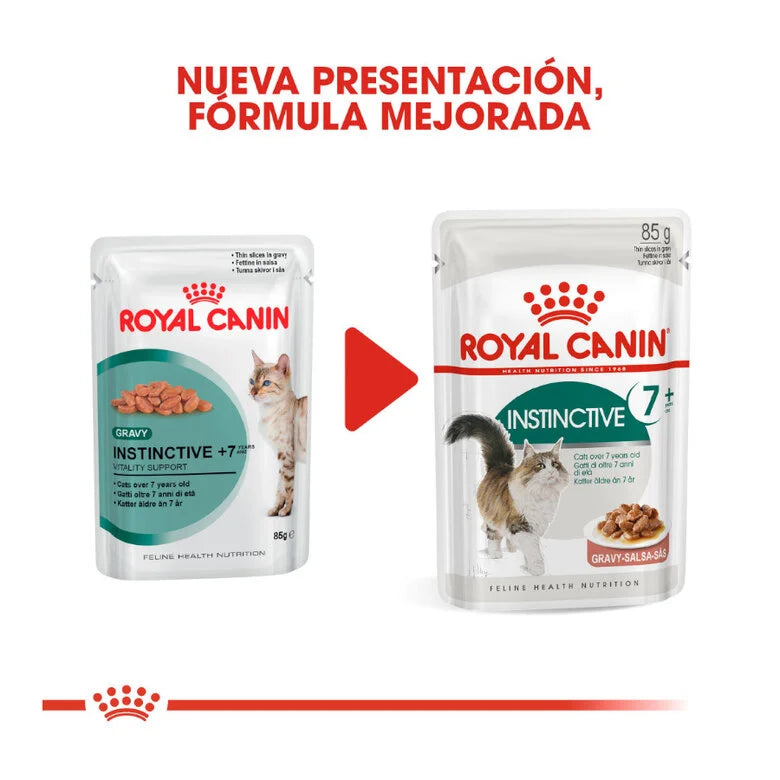 Royal Canin Senior Instinctive +7 85 gr (Sobre salsa)