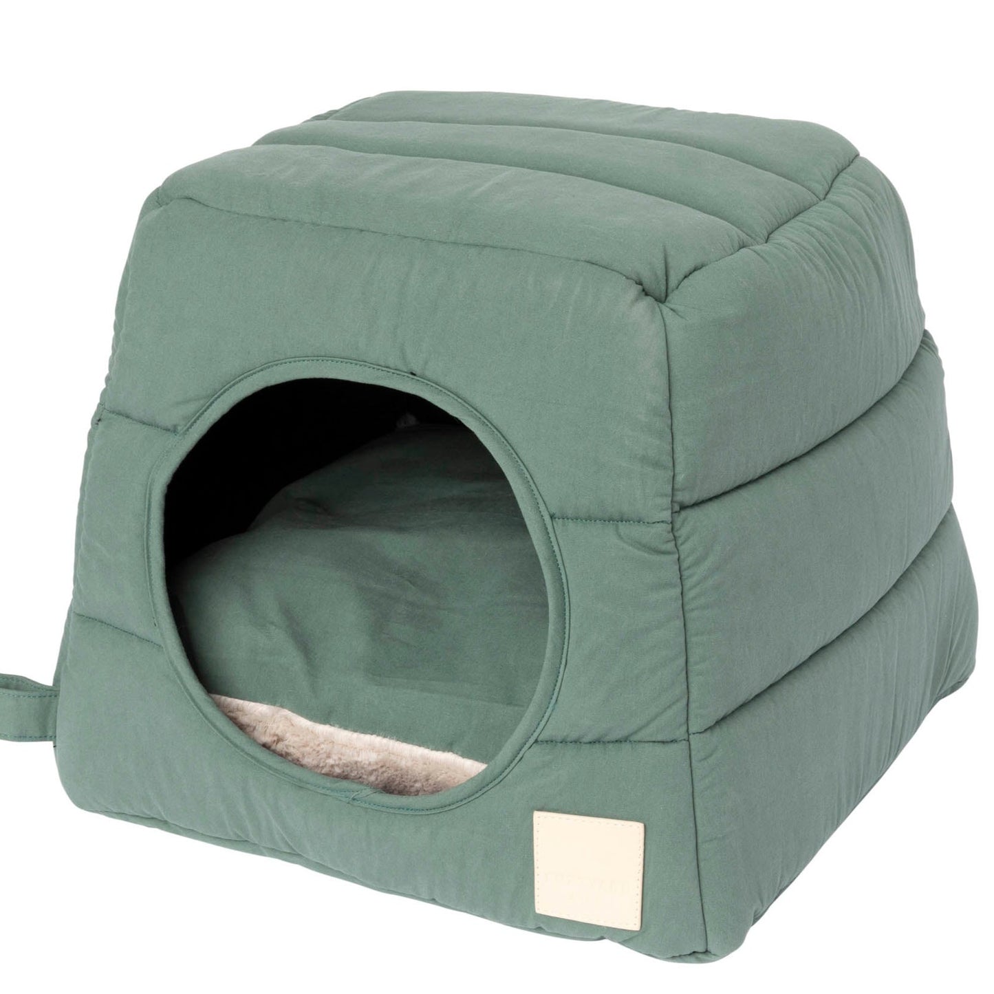 FUZZYARD LIFE COTTON CAT CUBBY - MYRTLE GREEN