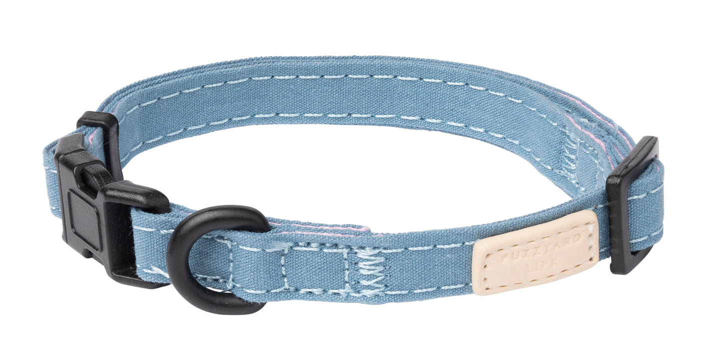 FUZZYARD LIFE COTTON COLLAR FRENCH BLUE