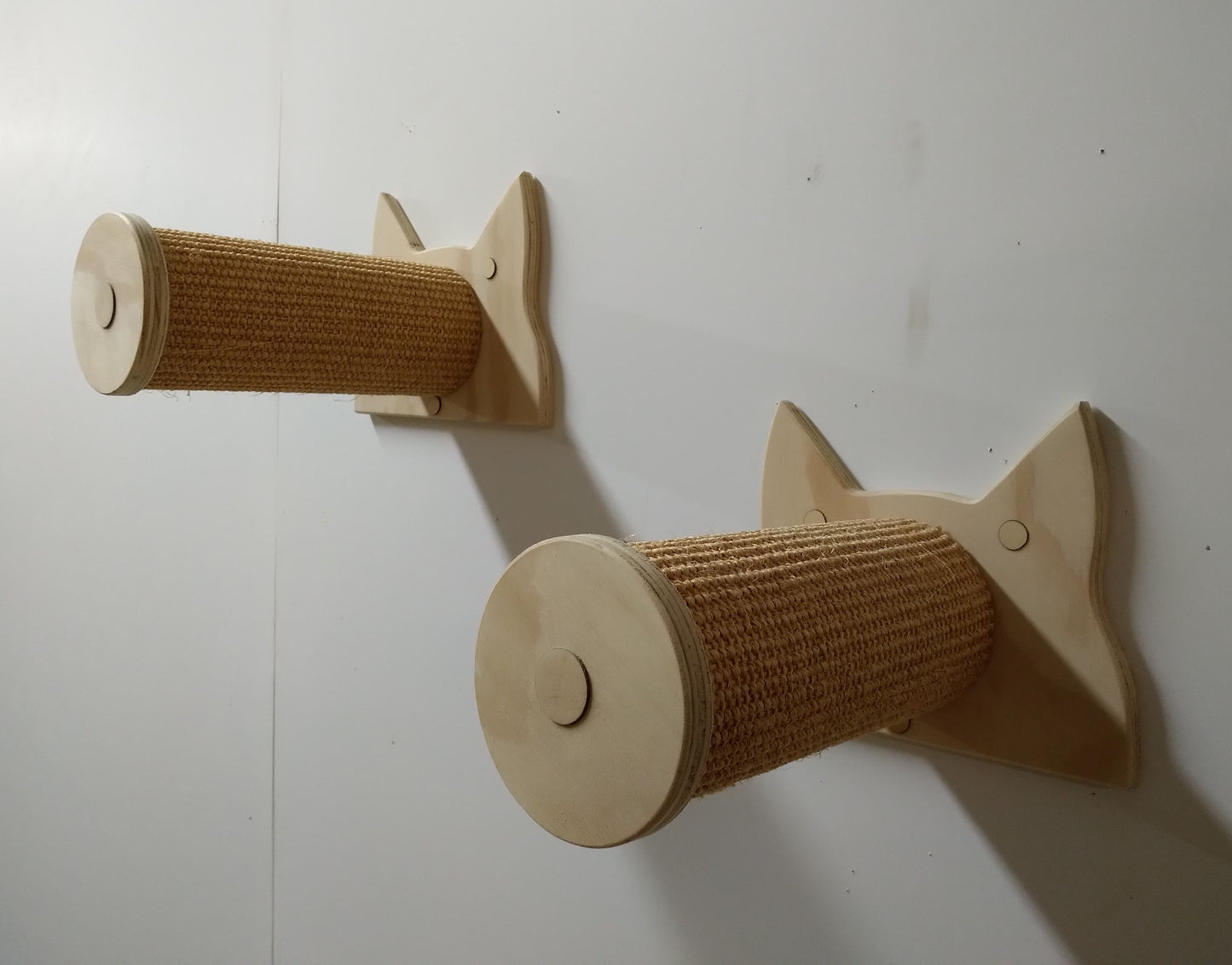 Poste de Pared Para Escalada de Sisal base silueta