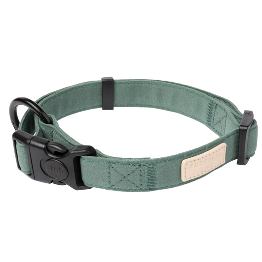 FuzzYard LIFE Cotton Collar - Myrtle Green