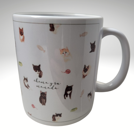 Taza de todos los gatines