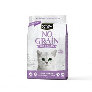 KIT CAT NO GRAIN CON ATÚN Y SALMÓN - 1KG