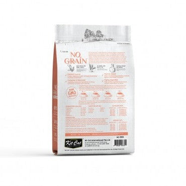 KIT CAT NO GRAIN CON POLLO Y SALMÓN - 1KG