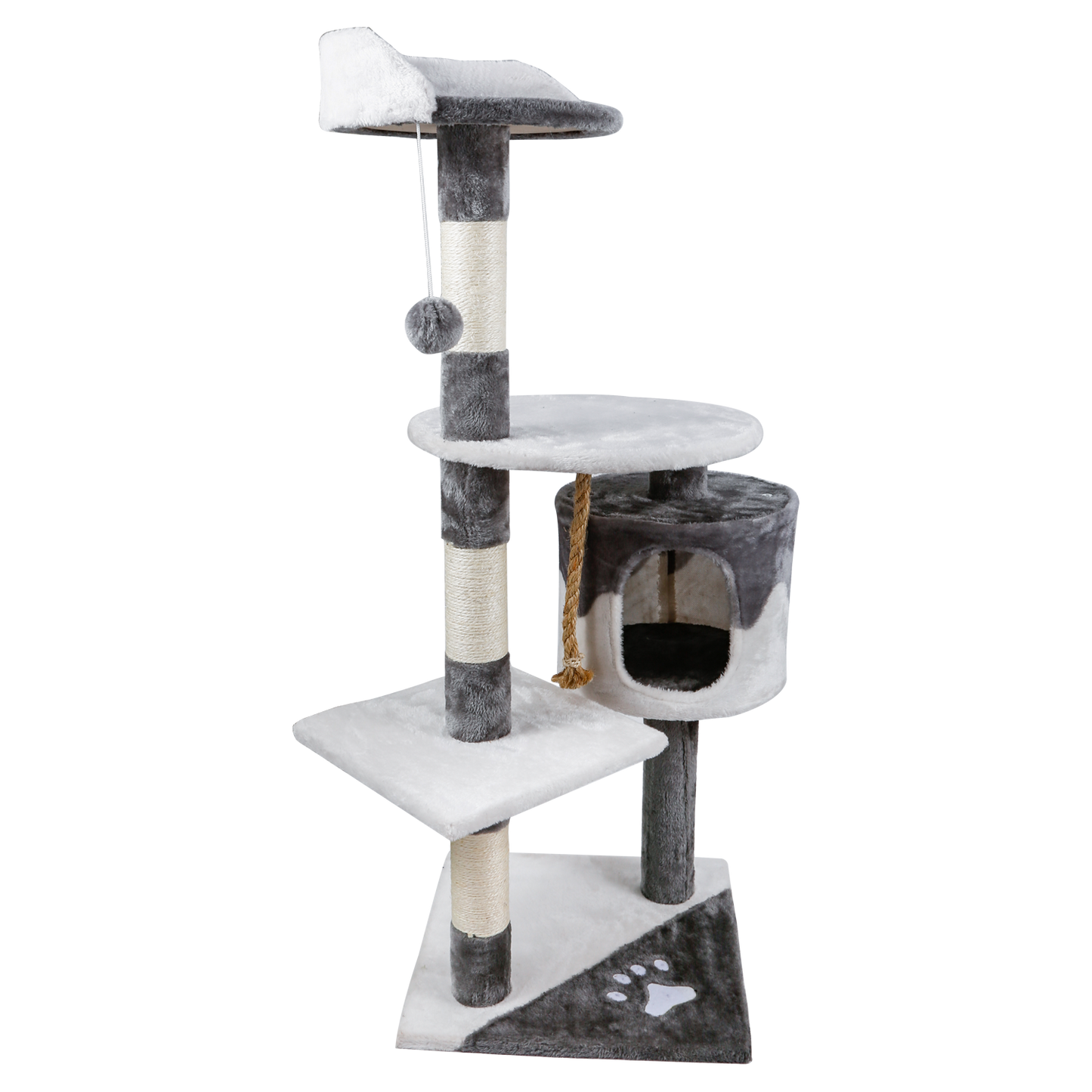 Árbol para gatos con forma de H