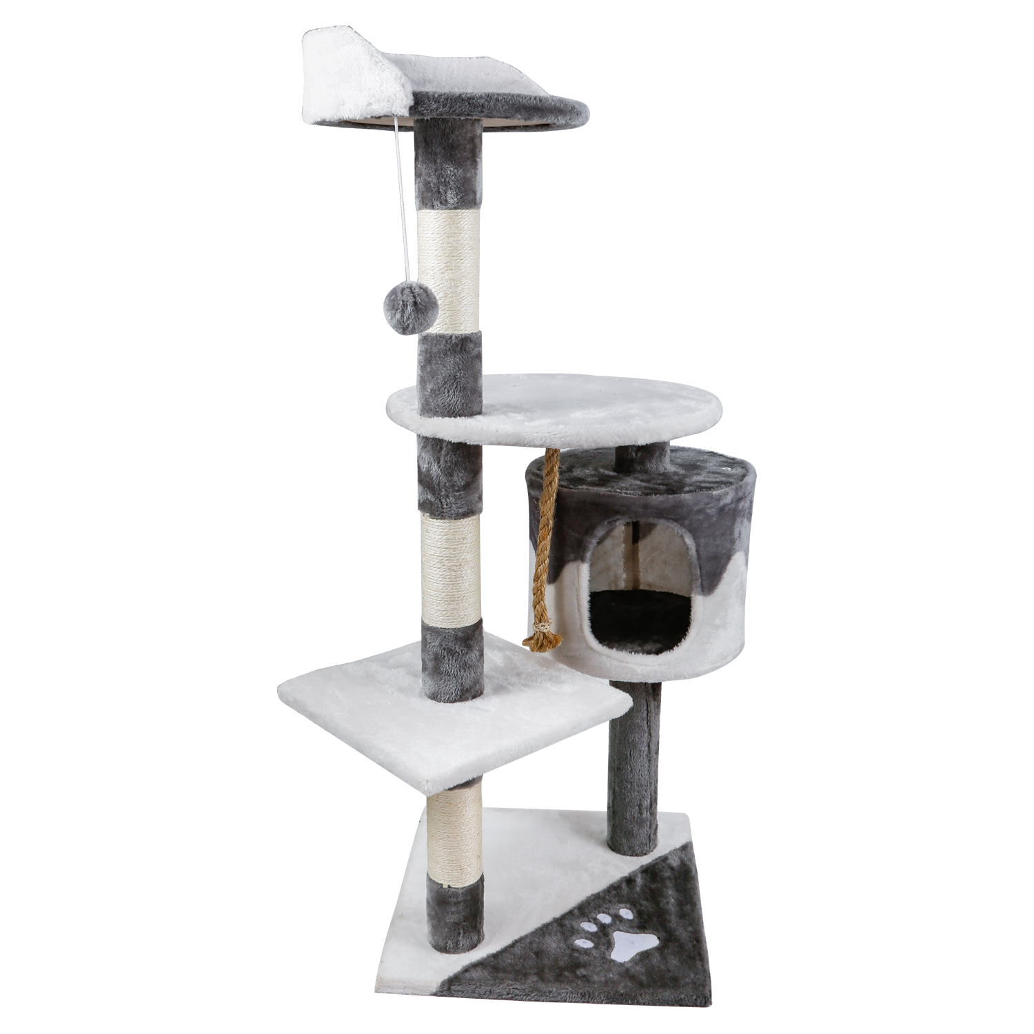 Árbol para gatos con forma de H
