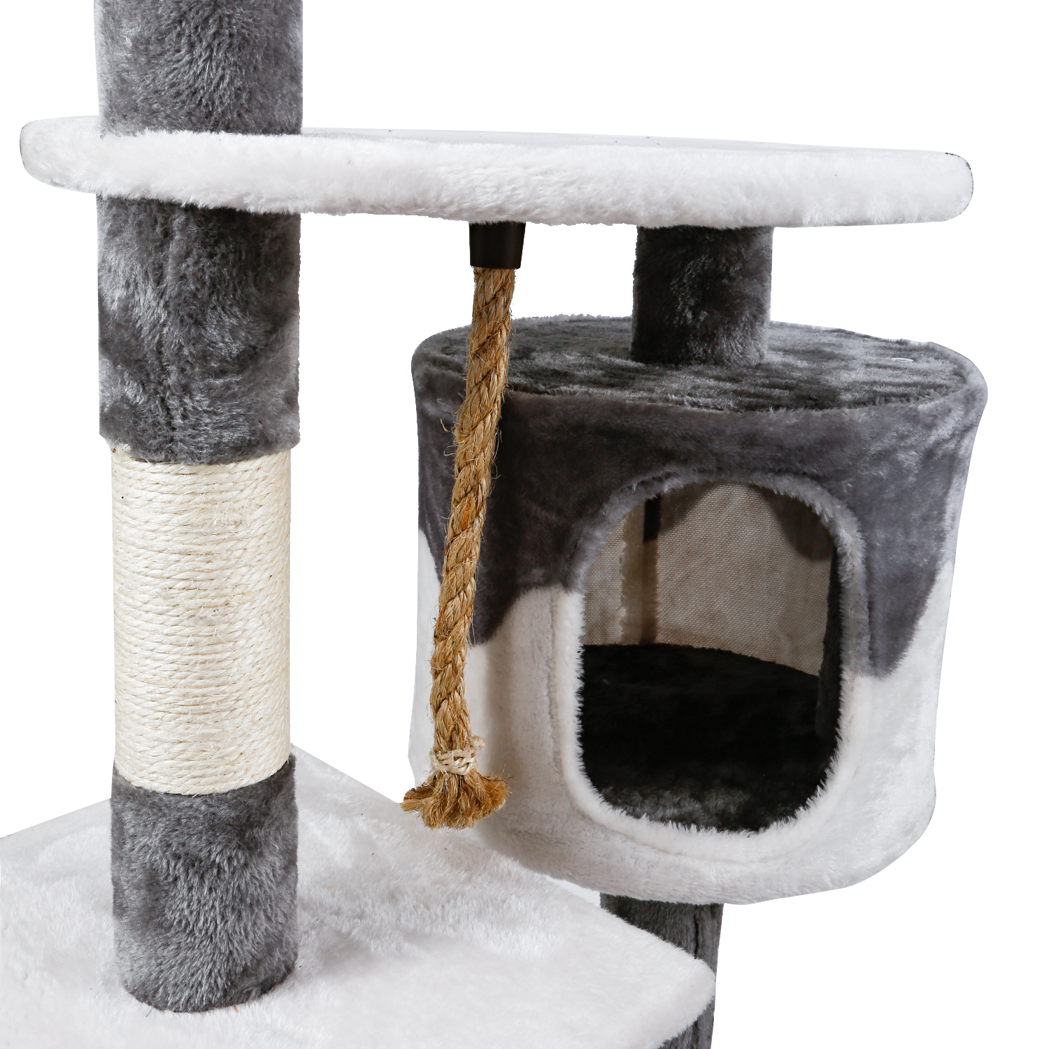 Árbol para gatos con forma de H