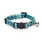 Collar de gato con estampado de leopardo y hebilla de seguridad