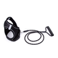 Arnés reflectante para perros con correa negro - S