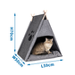 Tienda para gatos estampada