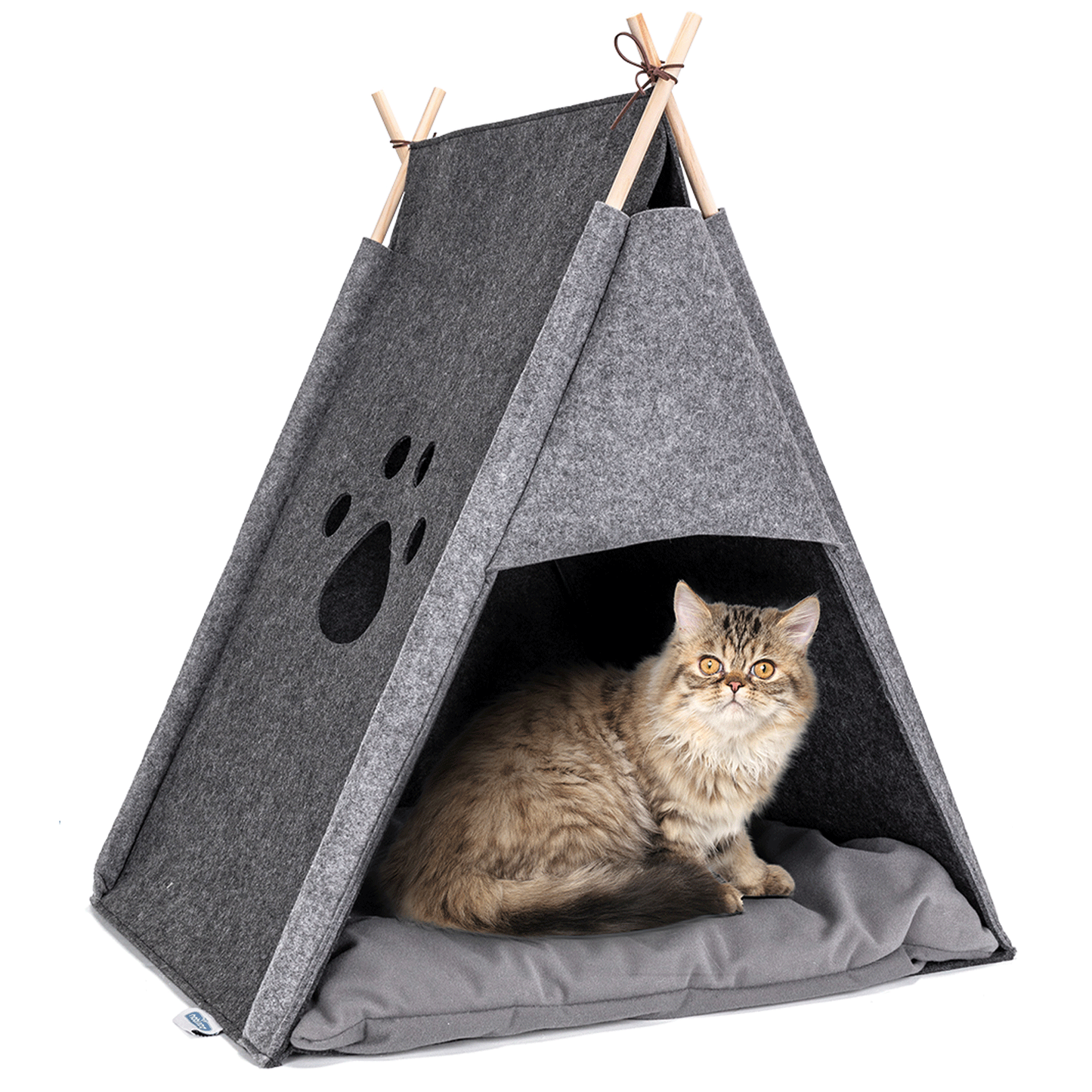 Tienda para gatos estampada