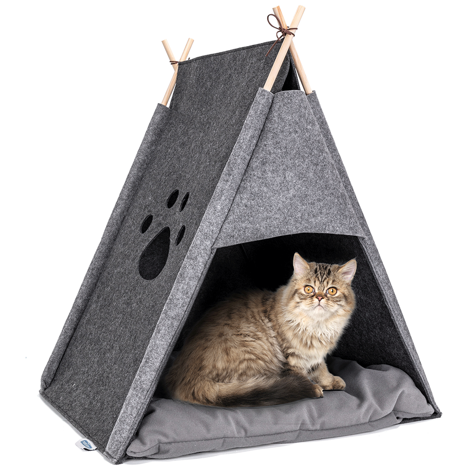 Tienda para gatos estampada