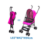 Silla de Paseo Rosa Roja