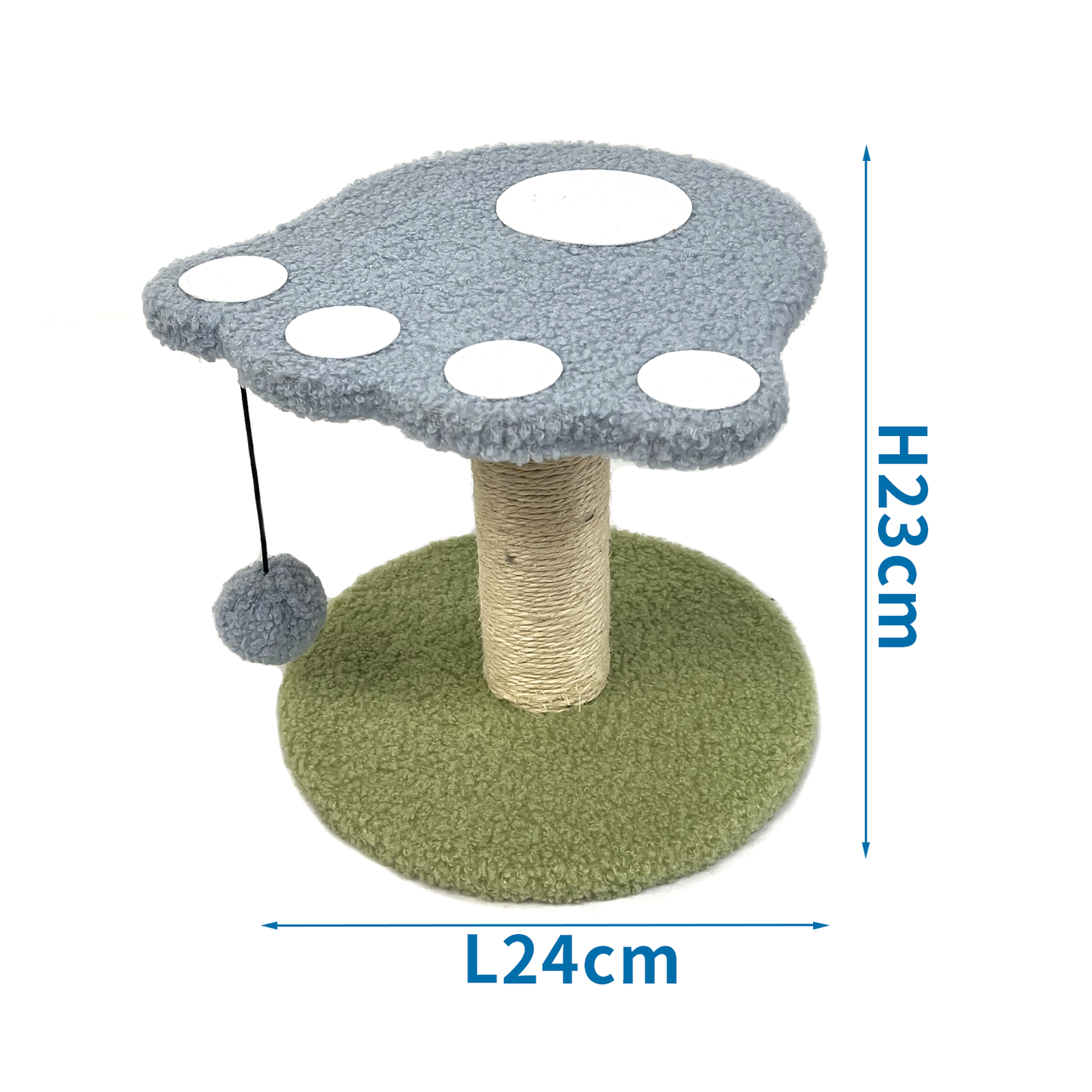 Rascador para gatos con forma de pata