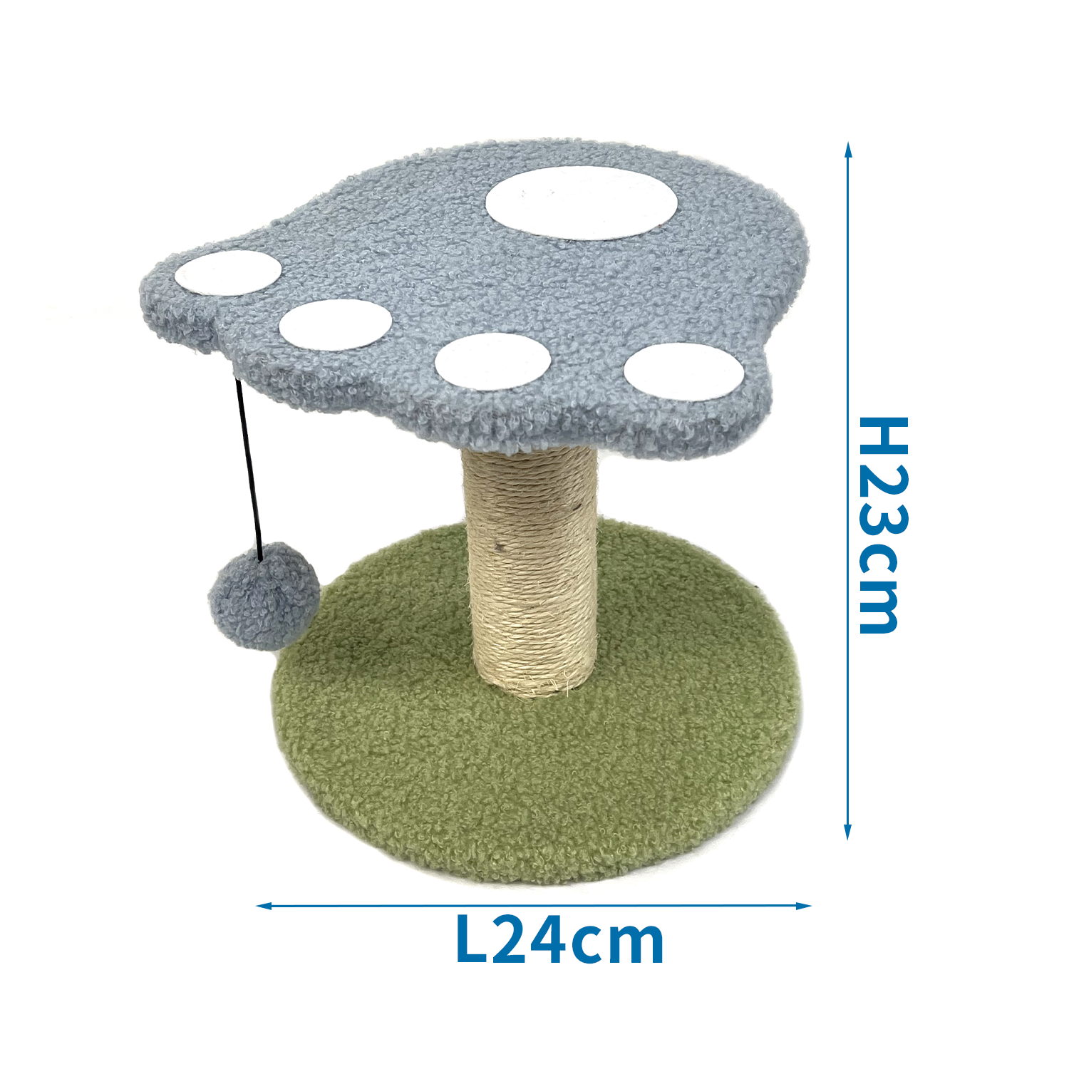 Rascador para gatos con forma de pata