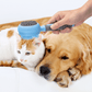 Cepillo de doble cara para perro y gato