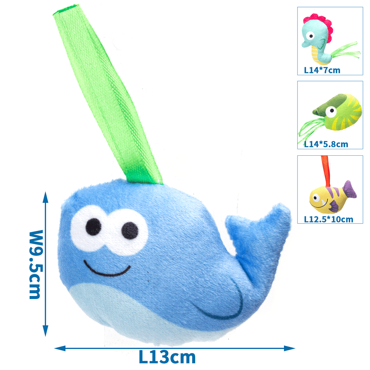 Juguete para gato con catnip – Serie Ocean