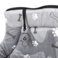 Bolso transportín estampado gris para perros