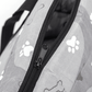 Bolso transportín estampado gris para perros