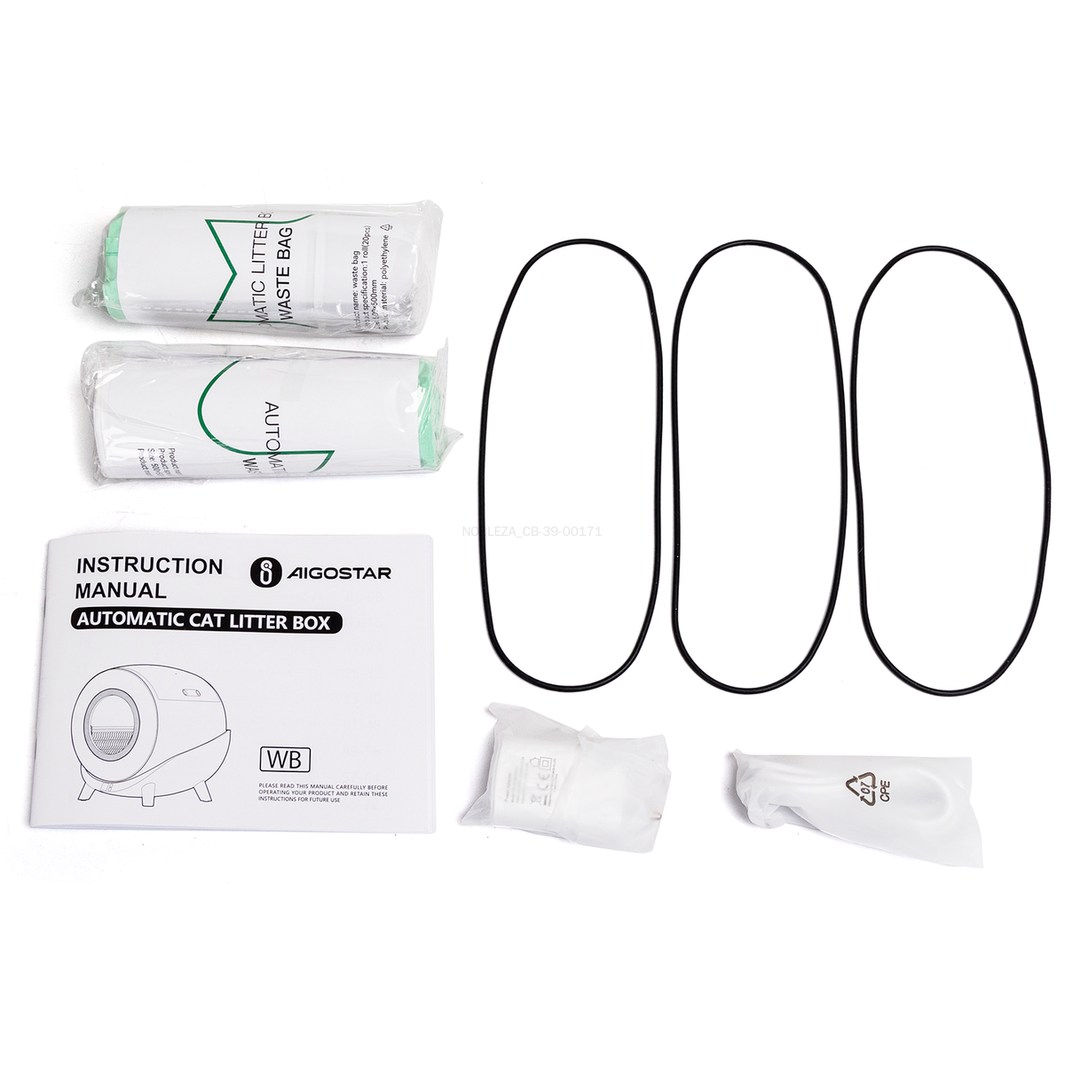 Arenero inteligente para gatos SL01 blanco