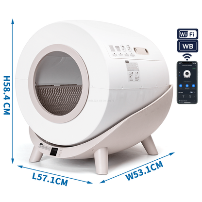 Arenero inteligente para gatos SL01 blanco
