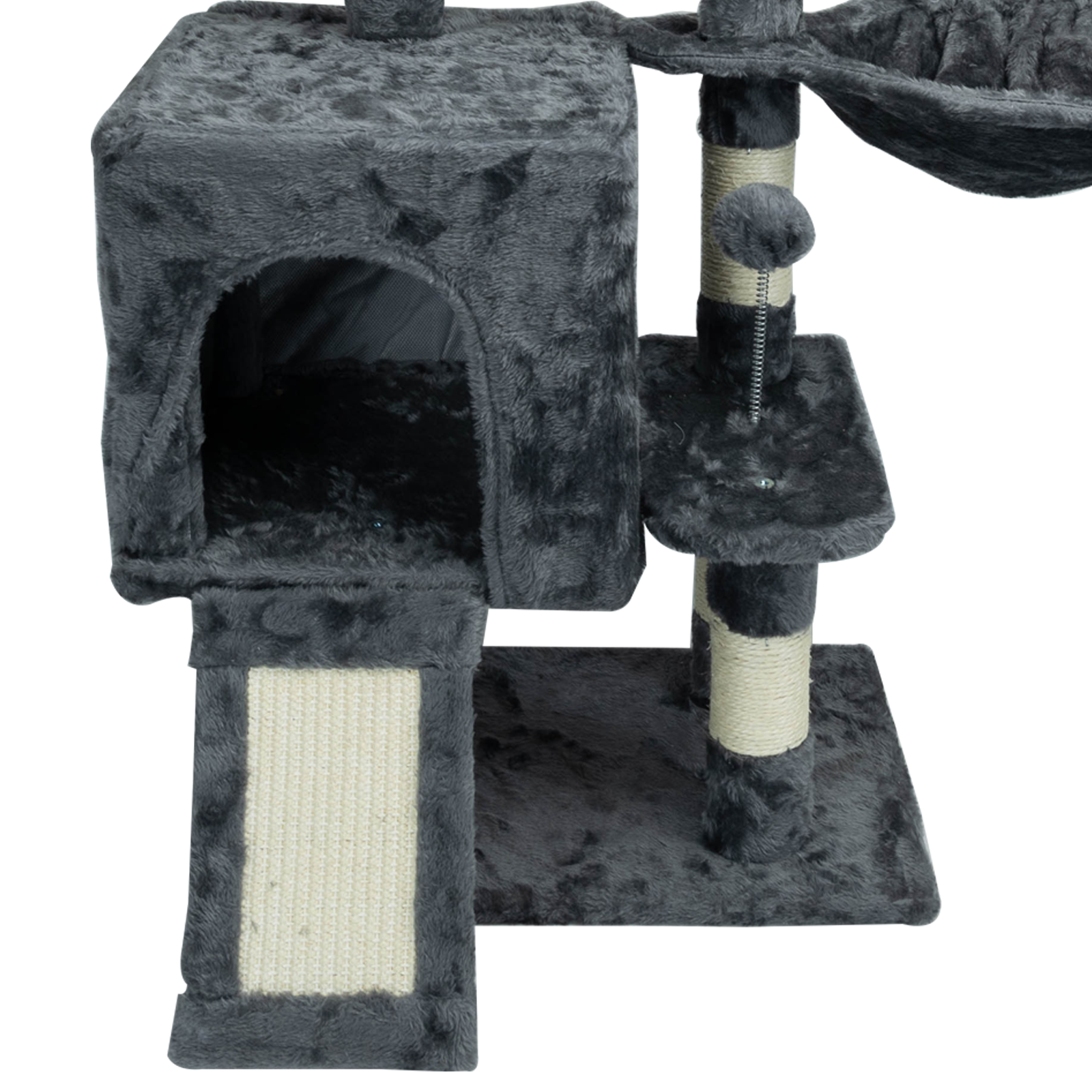 Árbol mediano para gatos-Color liso-L73*W47*H99cm