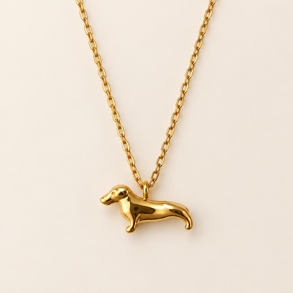 Collar Acero Inoxidable con Colgante Perro