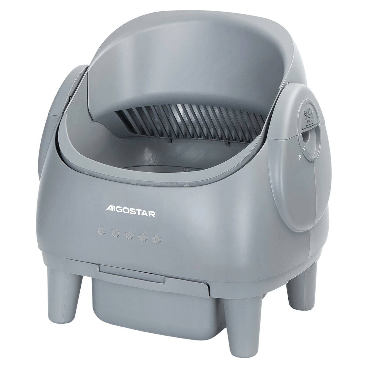 Arenero inteligente para gatos SL05 gris oscuro