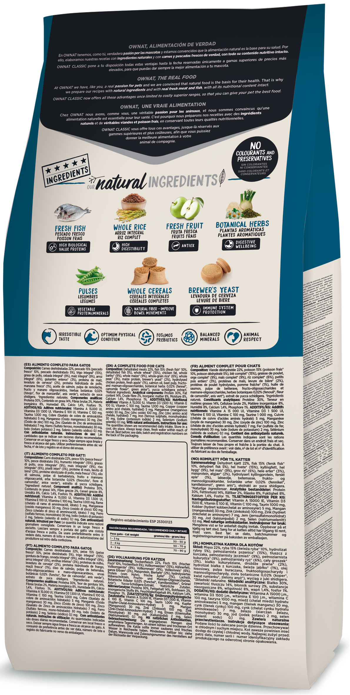 Ownat Classic Fish para gatos