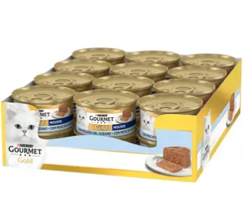 PURINA GOURMET GOLD Mousse pescados océano