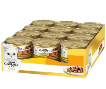 PURINA GOURMET GOLD Bocaditos pollo e hígado