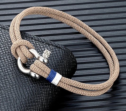 Pulsera de hombre con grillete de herradura