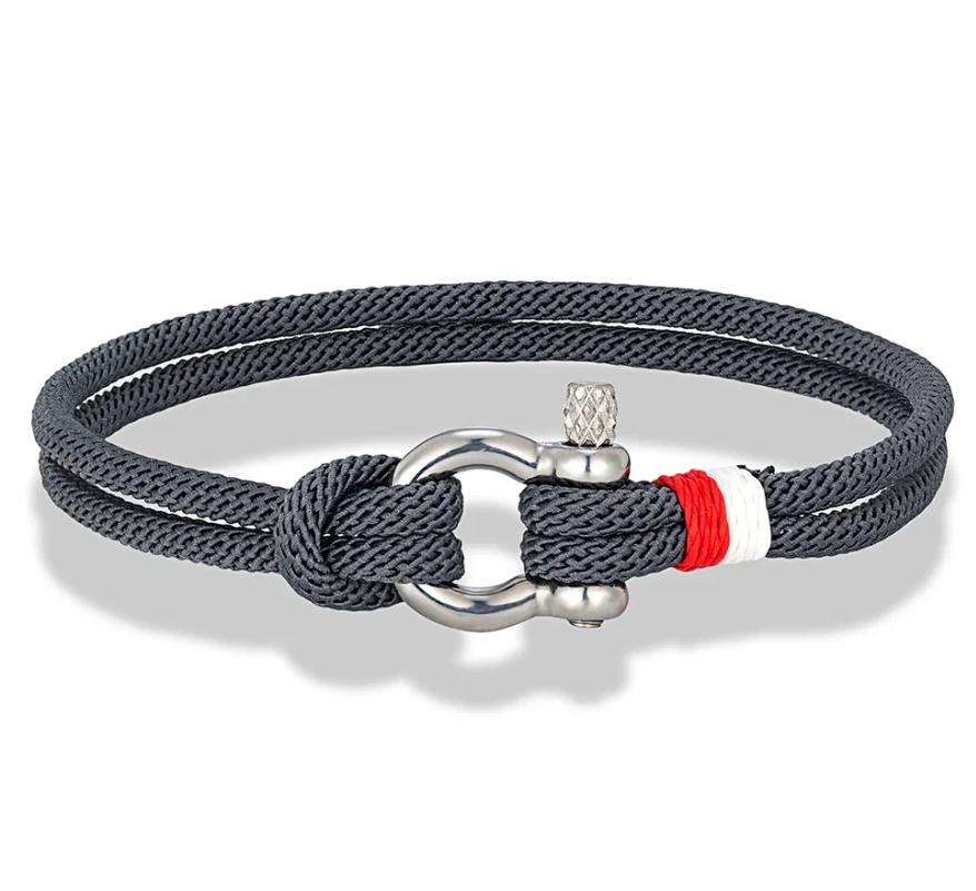 Pulsera de hombre con grillete de herradura