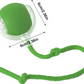 Pelota eléctrica interactiva activa para mascotas. Verde