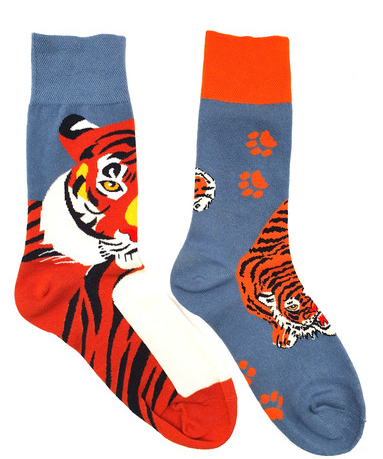 Calcetines divertidos tigre