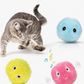 Pelota divertida con sonido y catnip (pack de 3)