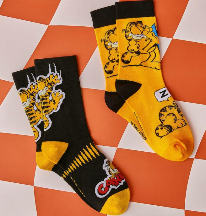 Set de 2 pares de calcetines de Garfield