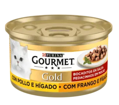 PURINA GOURMET GOLD Bocaditos pollo e hígado