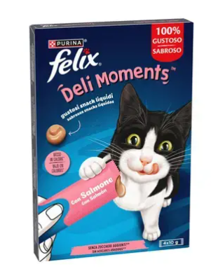 PURINA FELIX DELI MOMENTS con salmón (4x10g)