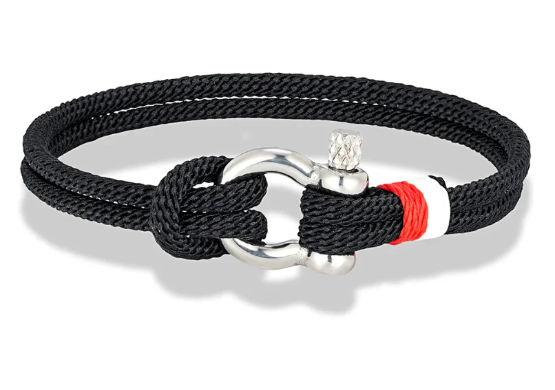 Pulsera de hombre con grillete de herradura