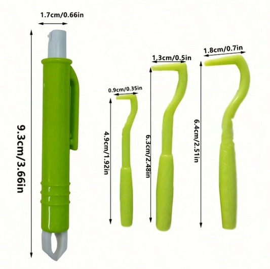 Set Extractor de Garrapatas para Mascotas – 4 Piezas