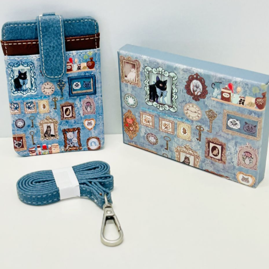 Portatarjetas Sweet Candy –Ref. 15 (Color azul)