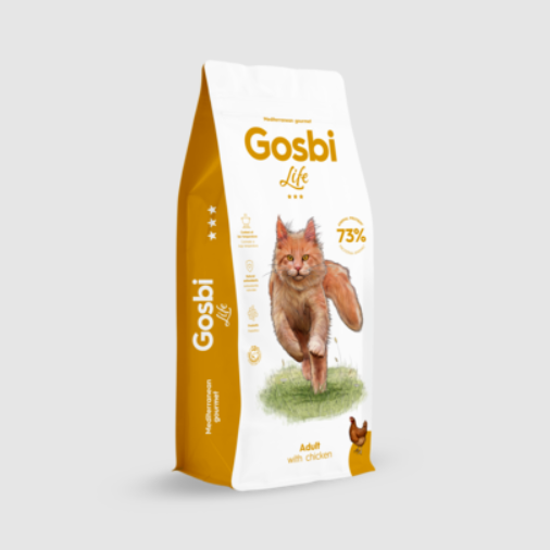 LIFE  Cat adult with chicken