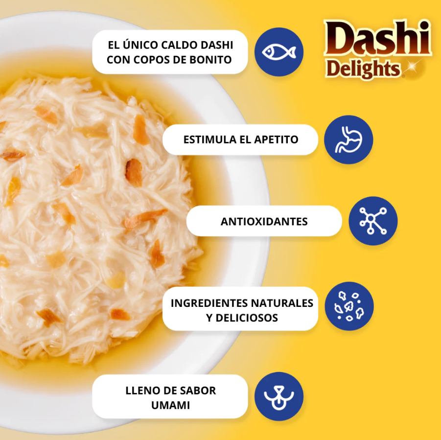 Dashi Delights Pollo y Copos de Bonito 70g
