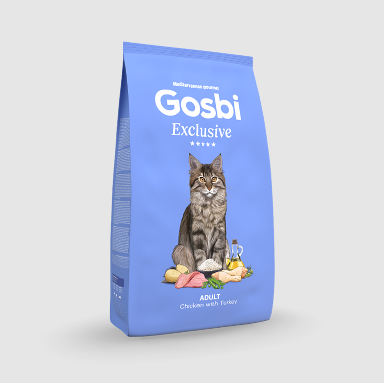 Gosbi Exclusive Cat Adult Pollo con Pavo